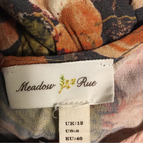 Anthropologie Meadow Rue Floral Minutiae Dropwaist Dress - Picture 6 of 16